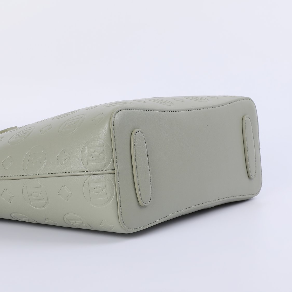 ELLE Monogram Embossed Shoulder Bag