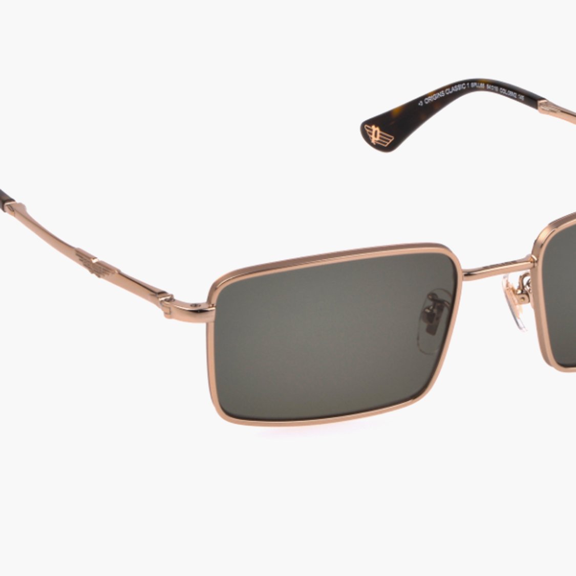 POLICE UV Protected Rectangle Sunglasses - SPLL85K548M2