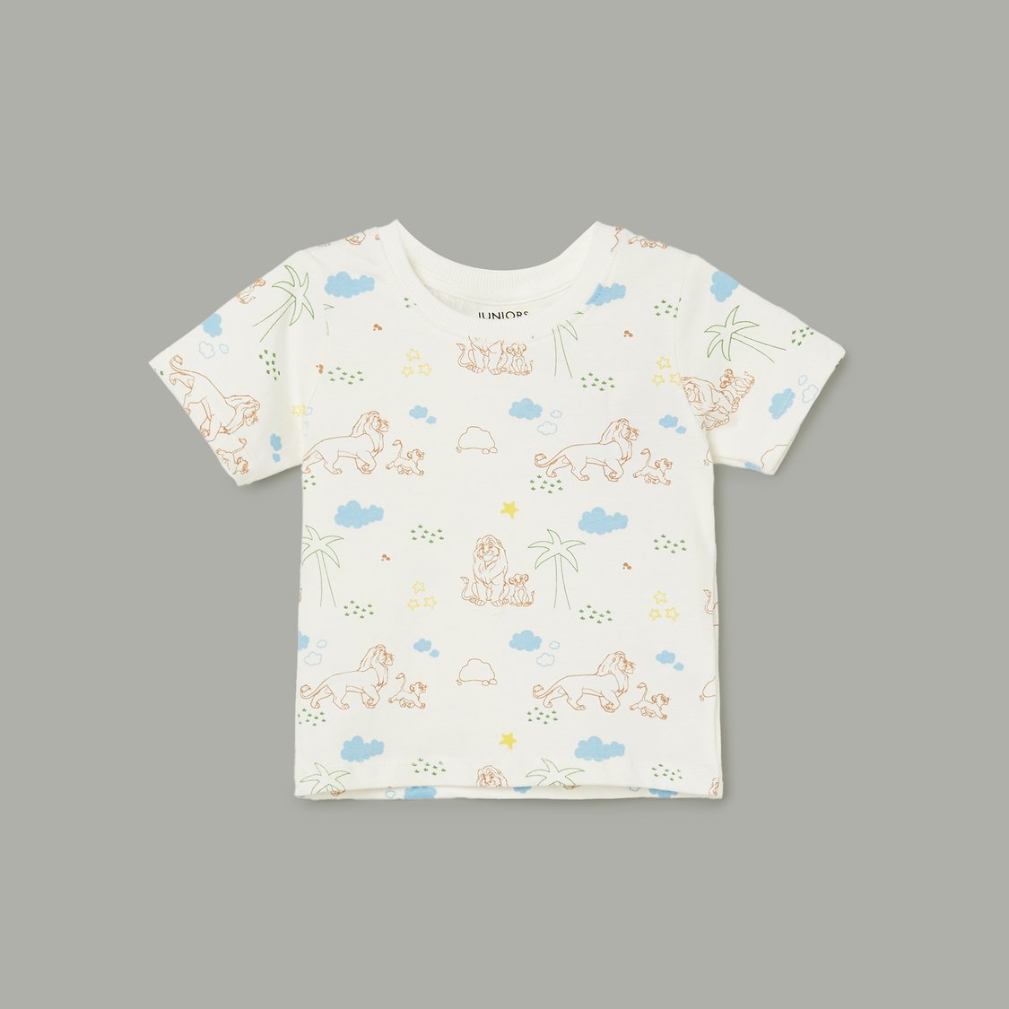 JUNIORS The Lion King Print Dungaree with T-shirt