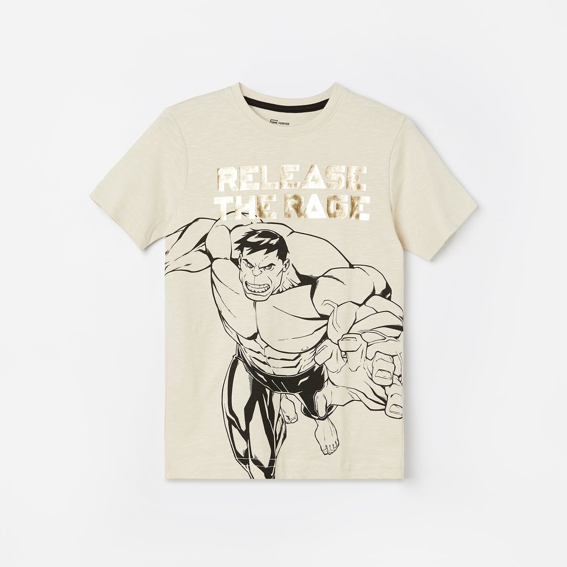 FAME FOREVER Boys Hulk Printed T-shirt