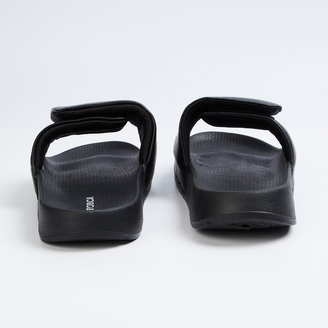 FORCA Debossed Sliders with Velcro Strap