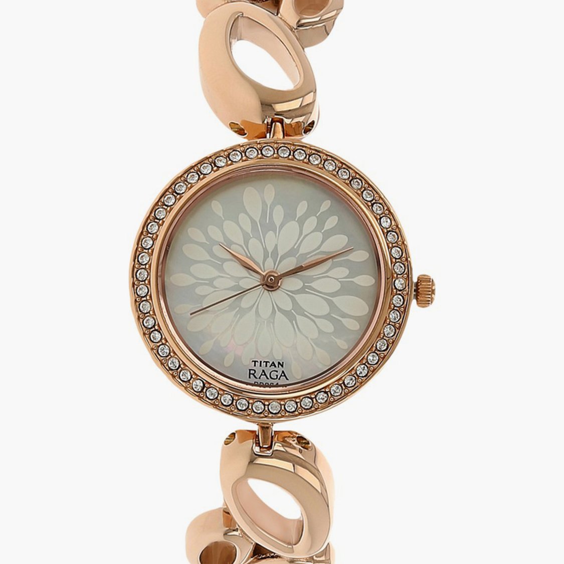 Titan Raga Women's Analog Watch – Mother Of Pearl Dial, Gold Stainless Steel