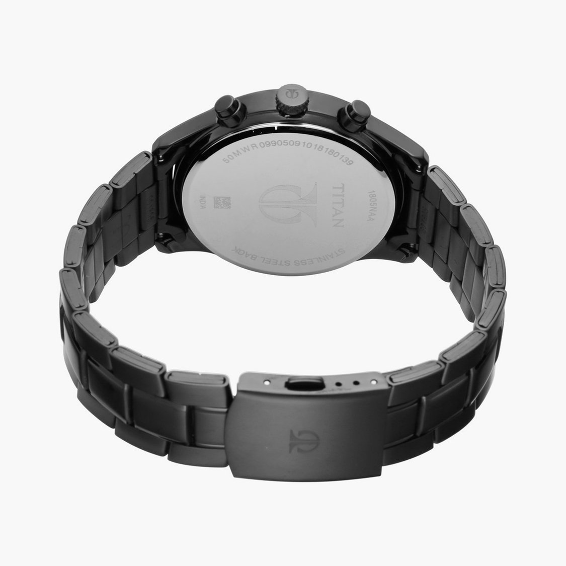 TITAN Workwear Men Multifunction Watch with Metal Strap - NS1805NM01