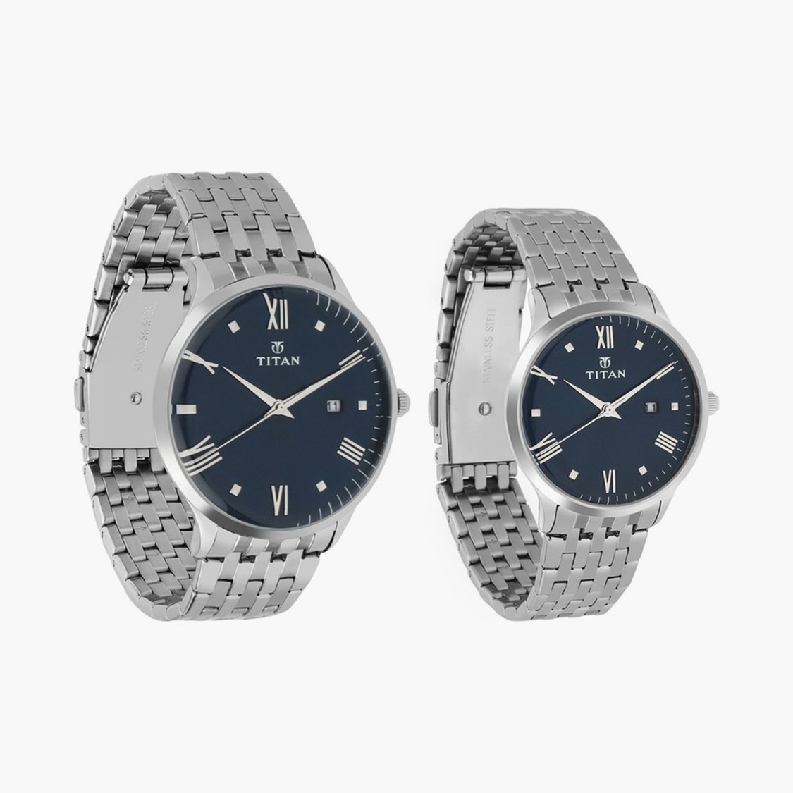 Buy TITAN Bandhan Analog Couple Watch Set NS9400194201SM01P from