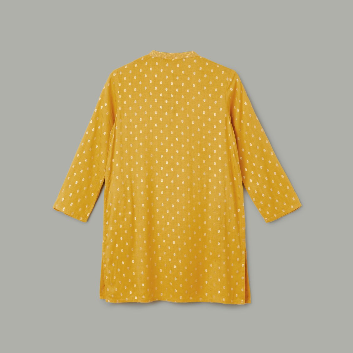 MELANGE Foil Print Kurta Set