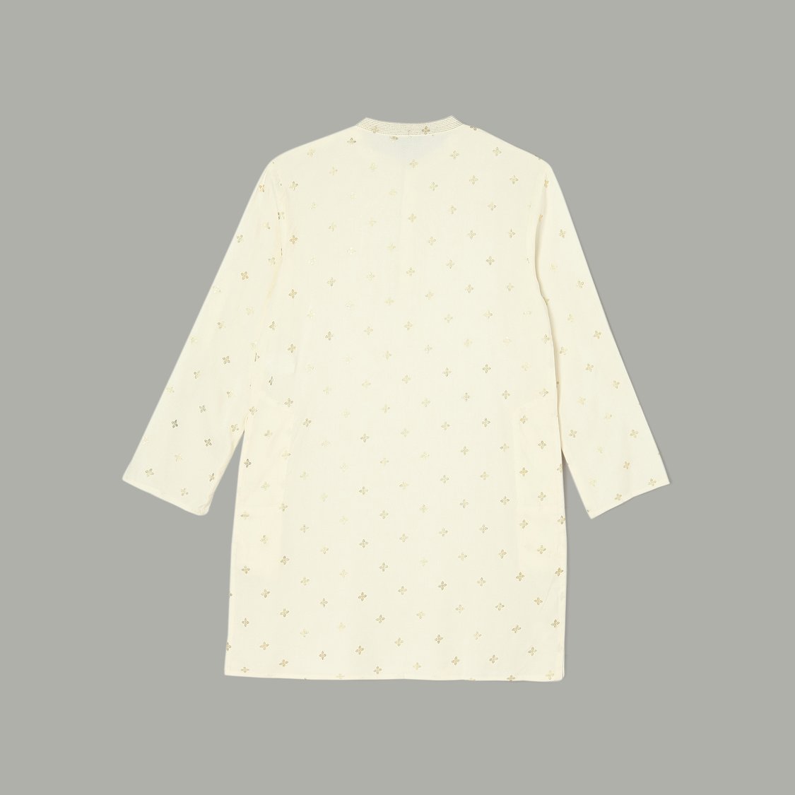 MELANGE Foil Print Kurta Set