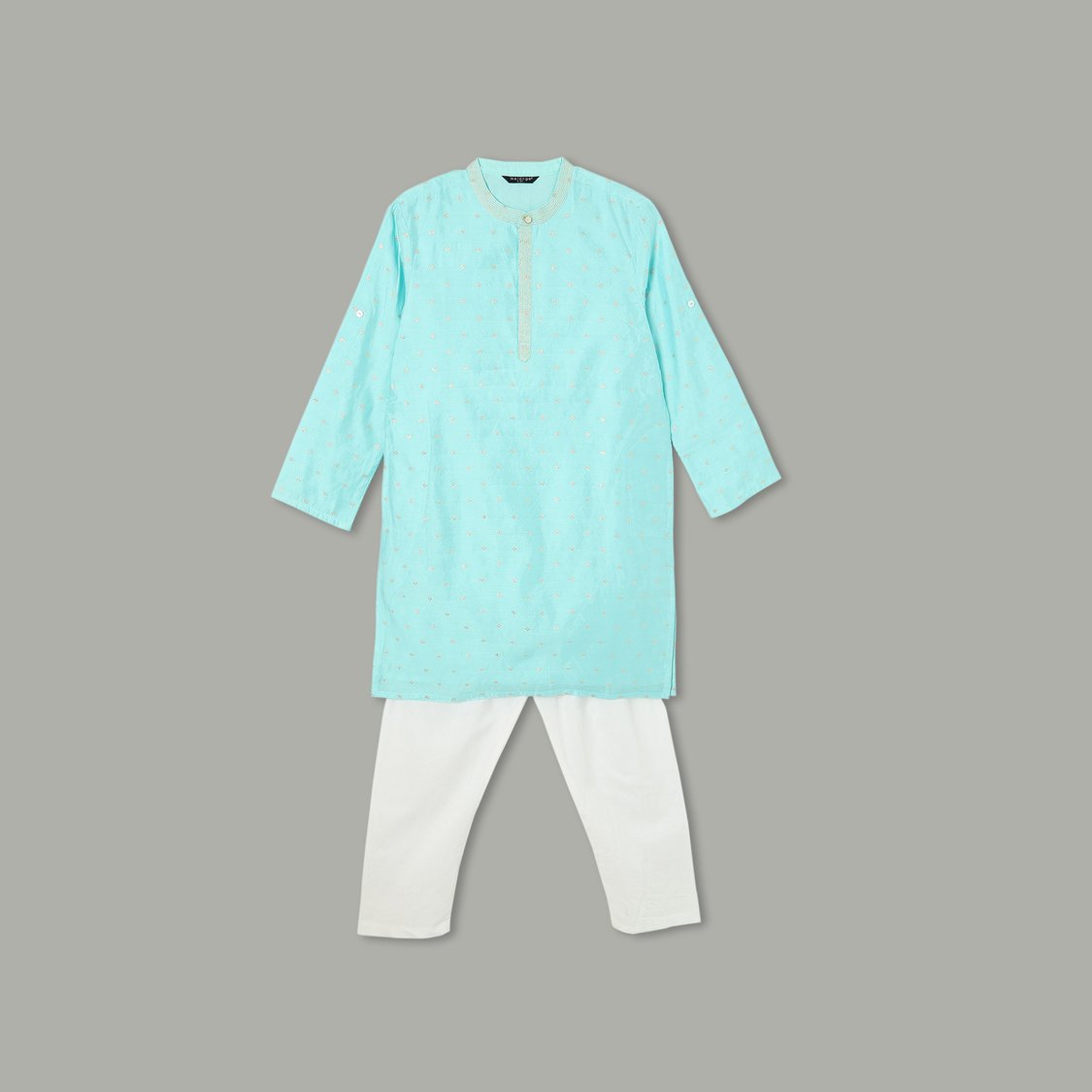 MELANGE Foil Print Kurta Set