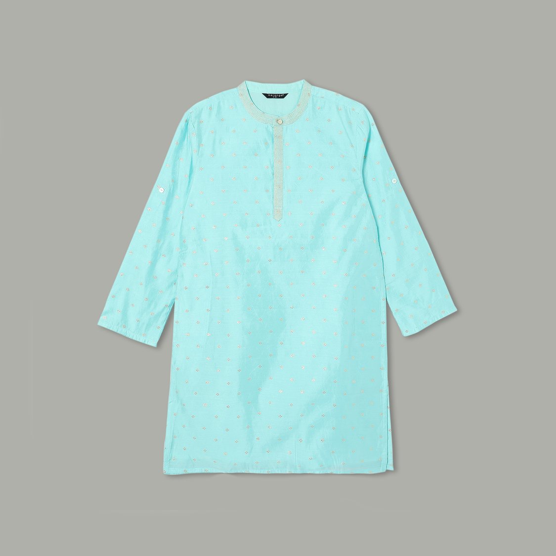 MELANGE Foil Print Kurta Set