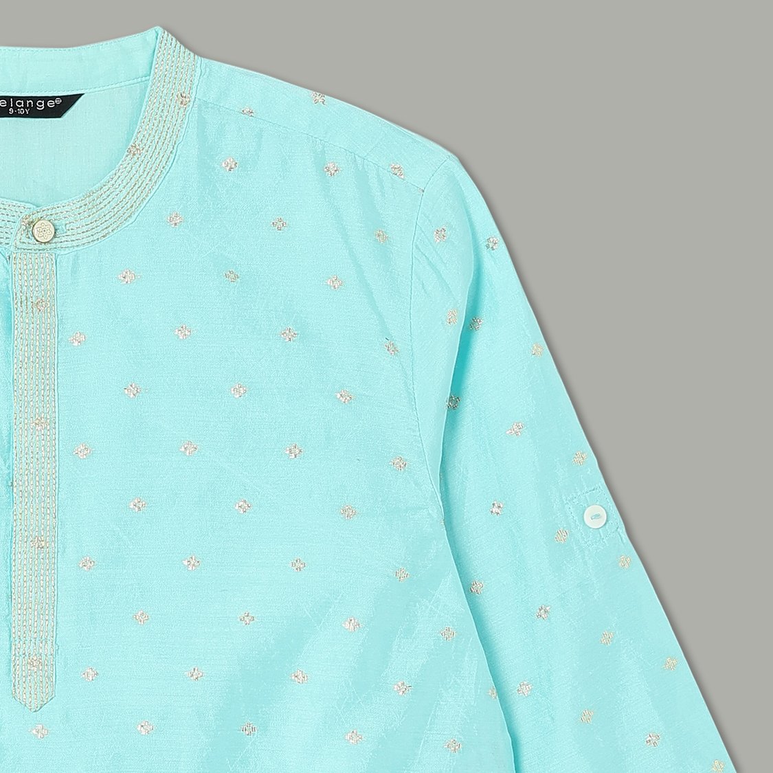 MELANGE Foil Print Kurta Set