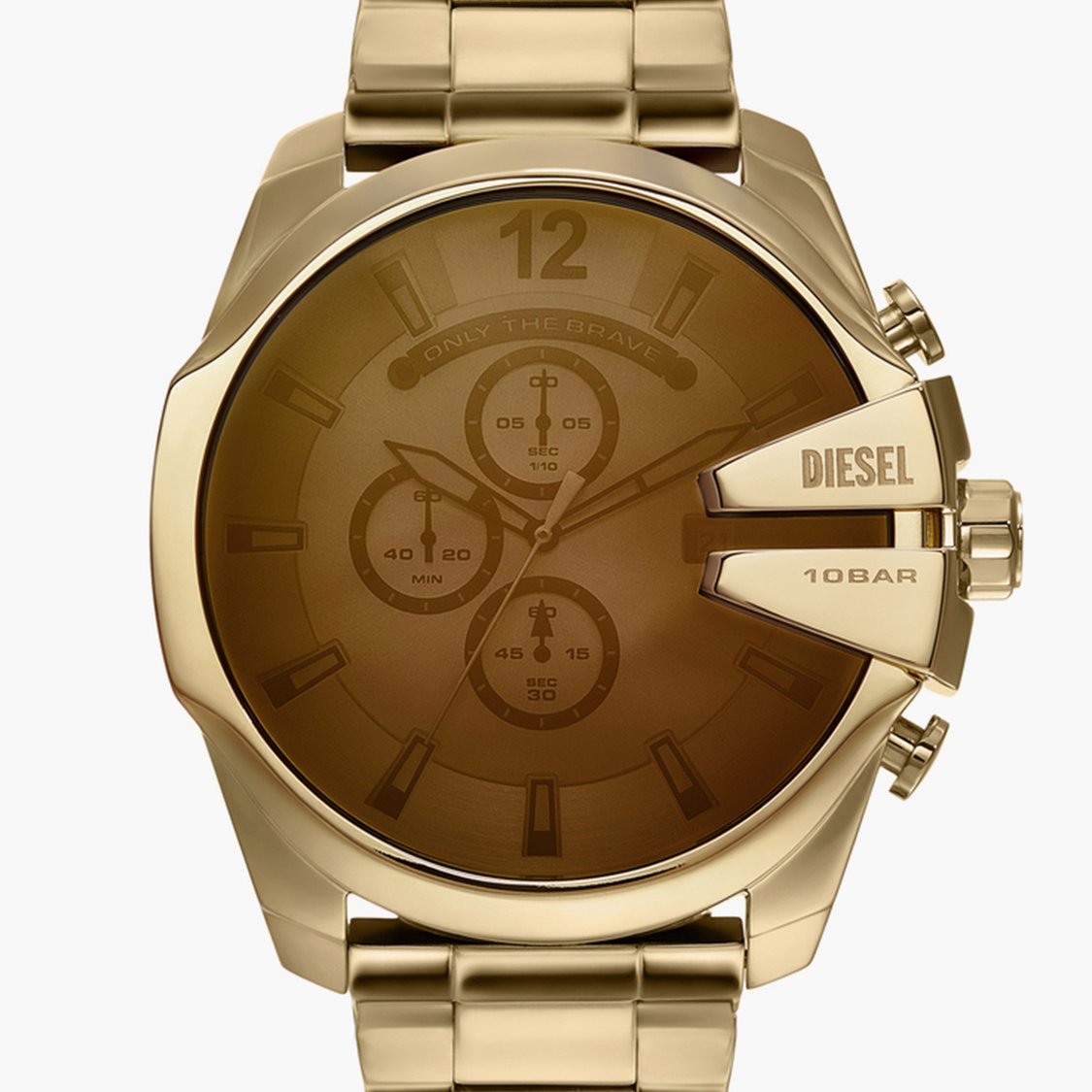 Buy DIESEL Mega Chief Men Chronograph Watch with Metal Strap