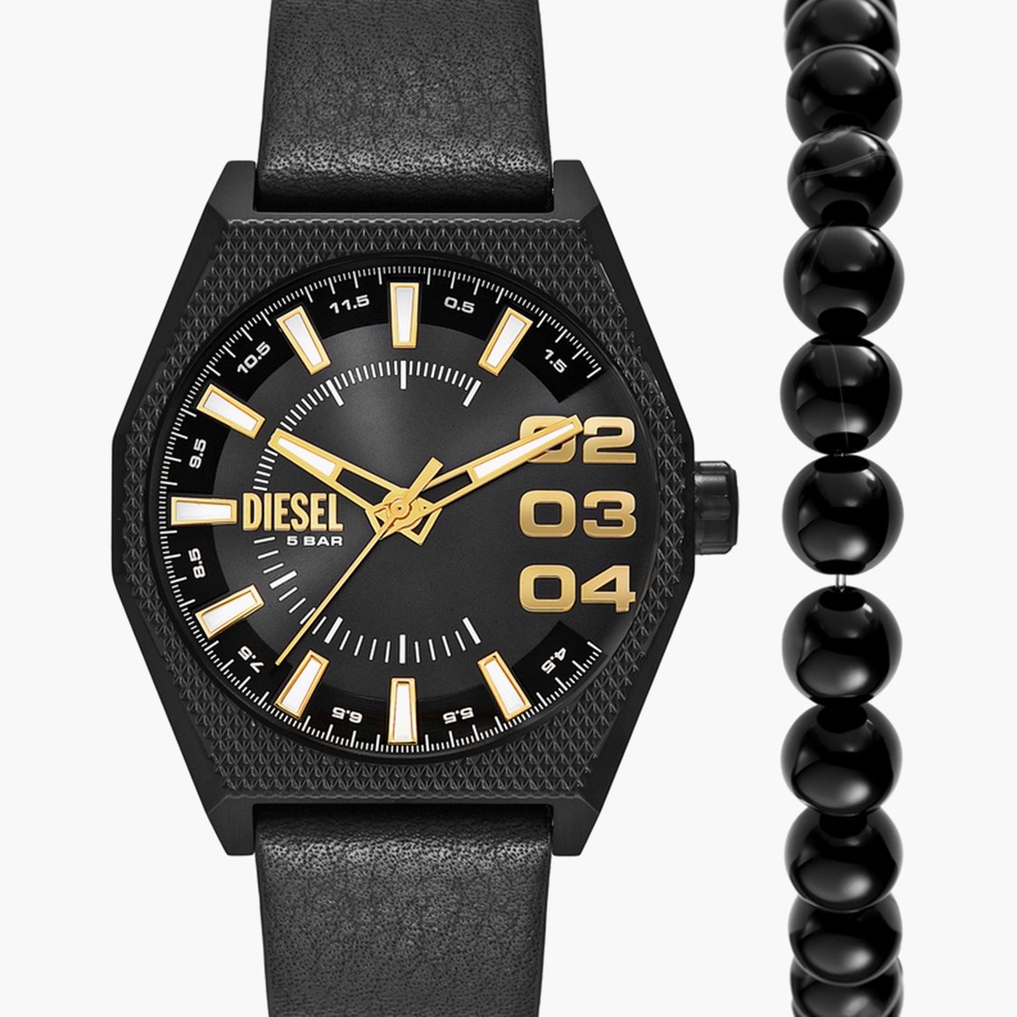 Buy DIESEL Scraper Men Analog Watch with Bracelet - DZ2210SET from