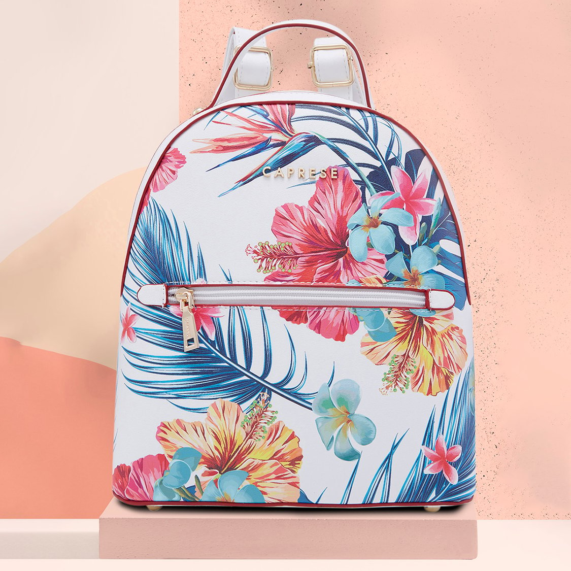 Buy CAPRESE Women Floral Print Backpack from Caprese at just INR 3799.0