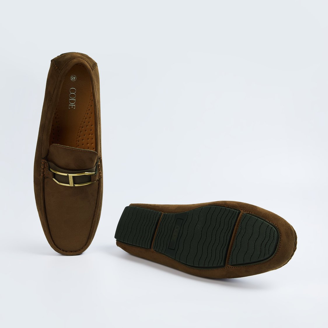 CODE Men Solid Slip-on Formal Loafers