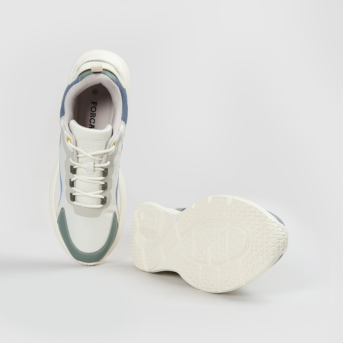 FORCA Colourblocked Lace Up Casual Shoes