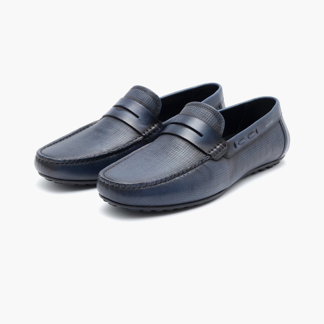 RARE RABBIT Saffian Men Textured Driving Loafers