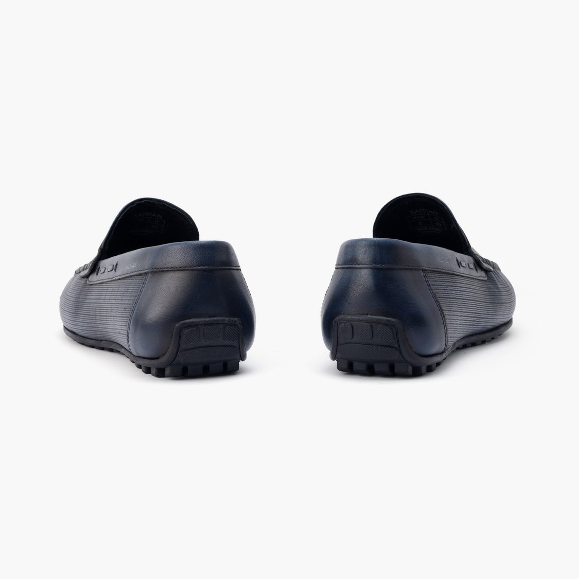 RARE RABBIT Saffian Men Textured Driving Loafers