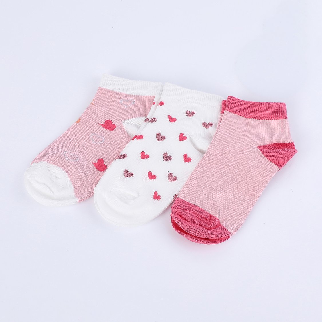 FAME FOREVER Assorted Ankle Length Socks - Pack of 3