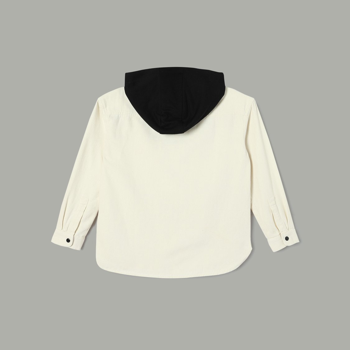 FAME FOREVER Buttoned Comfort Fit Hooded Jacket