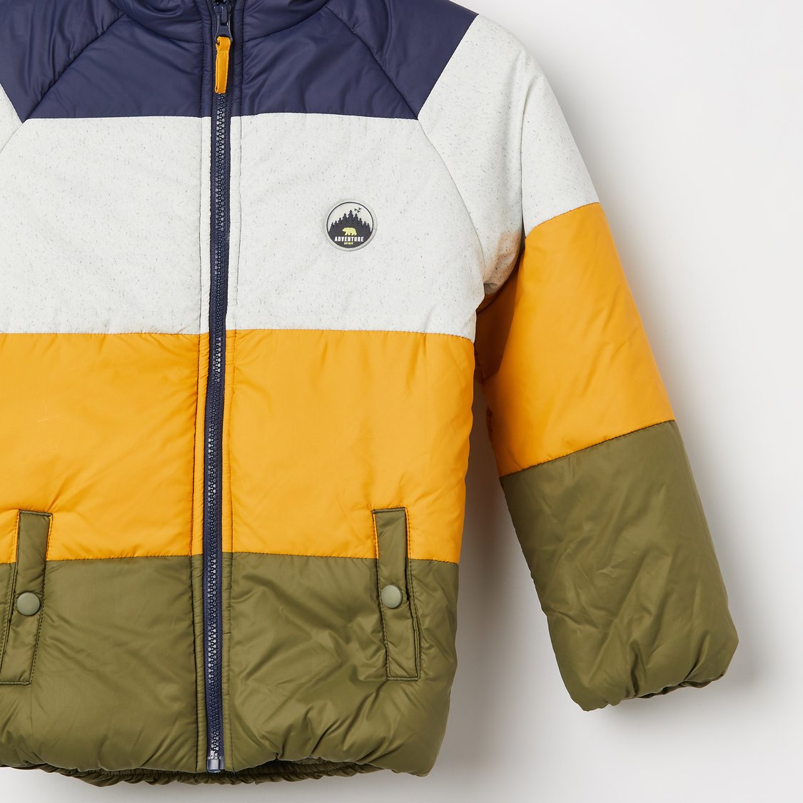 JUNIORS Colourblock Puffer Jacket