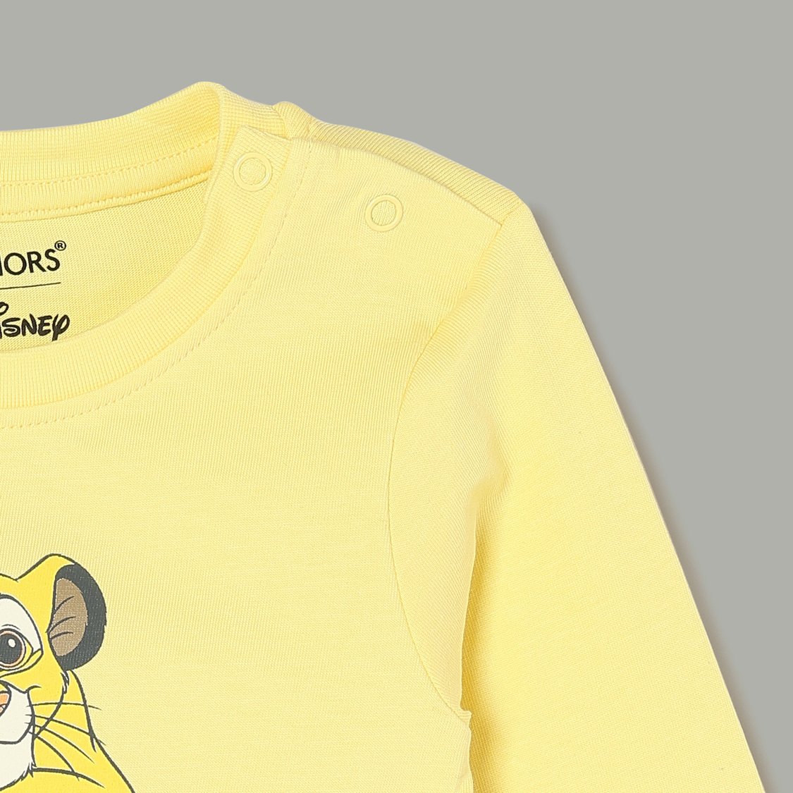 JUNIOR BABY Simba Print Full Sleeve T-shirt - Pack of 2