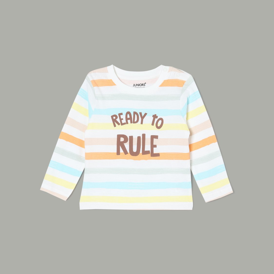 JUNIOR BABY Simba Print Full Sleeve T-shirt - Pack of 2