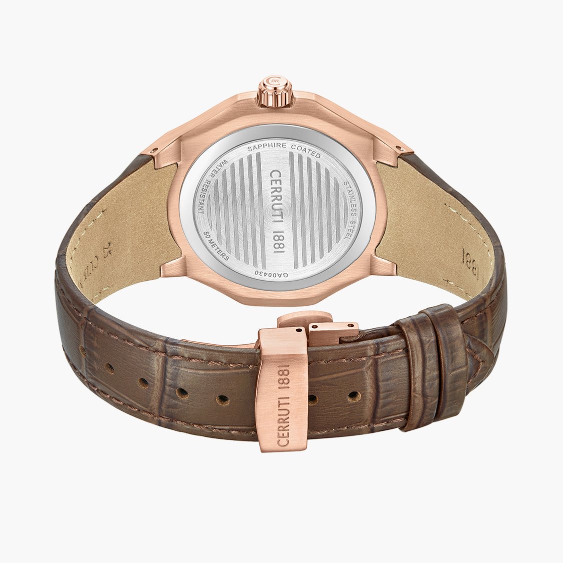 Cerruti 1881 watch leather strap best sale