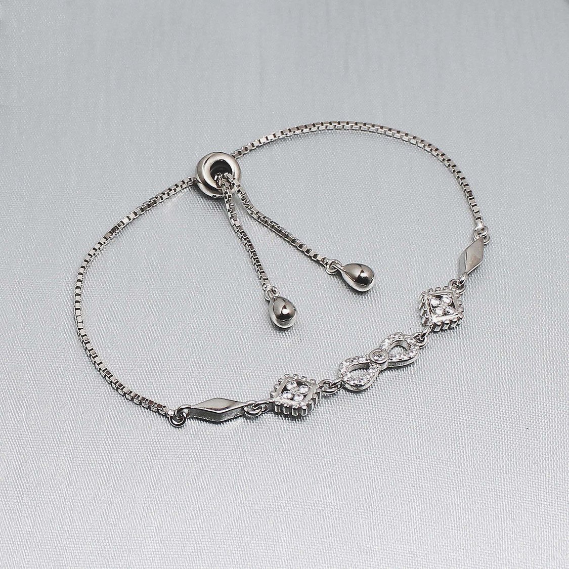 Silver Infinity Bracelet Giva Jewellery Bracelet Buy GIVA Sterling
