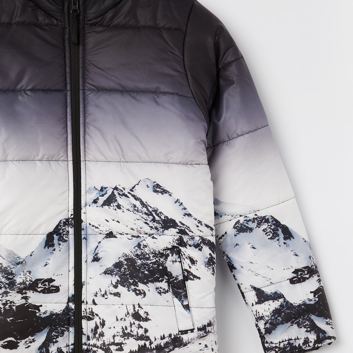 FAME FOREVER Printed Puffer Jacket