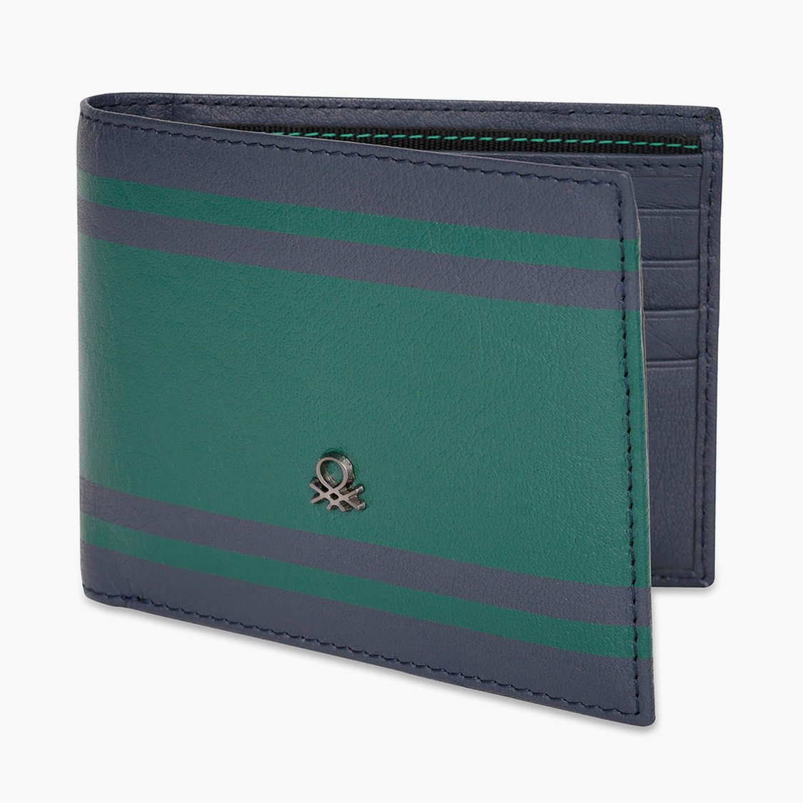 UNITED COLORS OF BENETTON Men Striped Bi-Fold Wallet