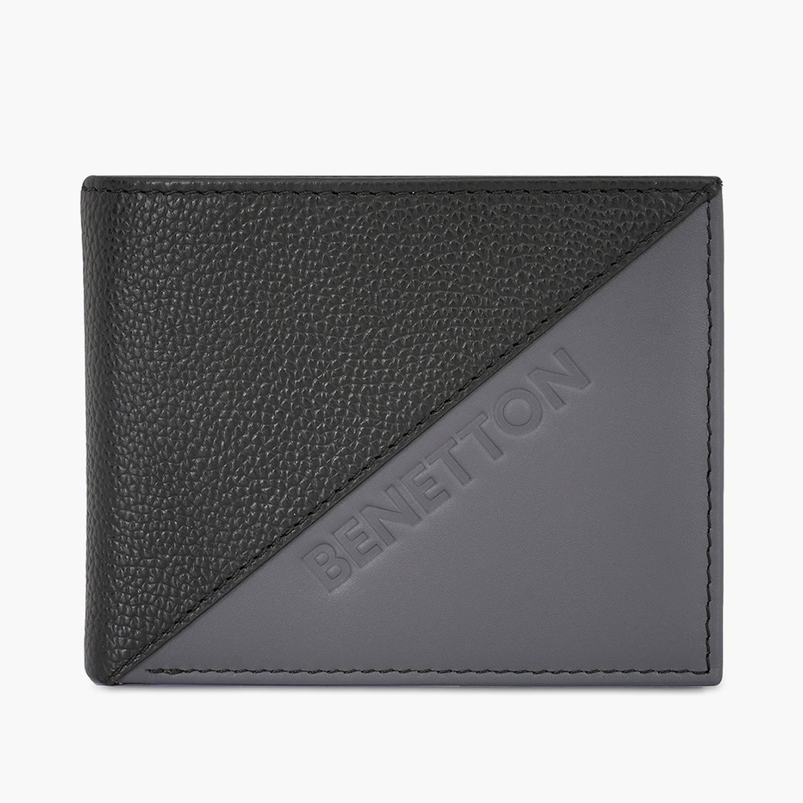 UNITED COLORS OF BENETTON Leather Bi-Fold Wallet
