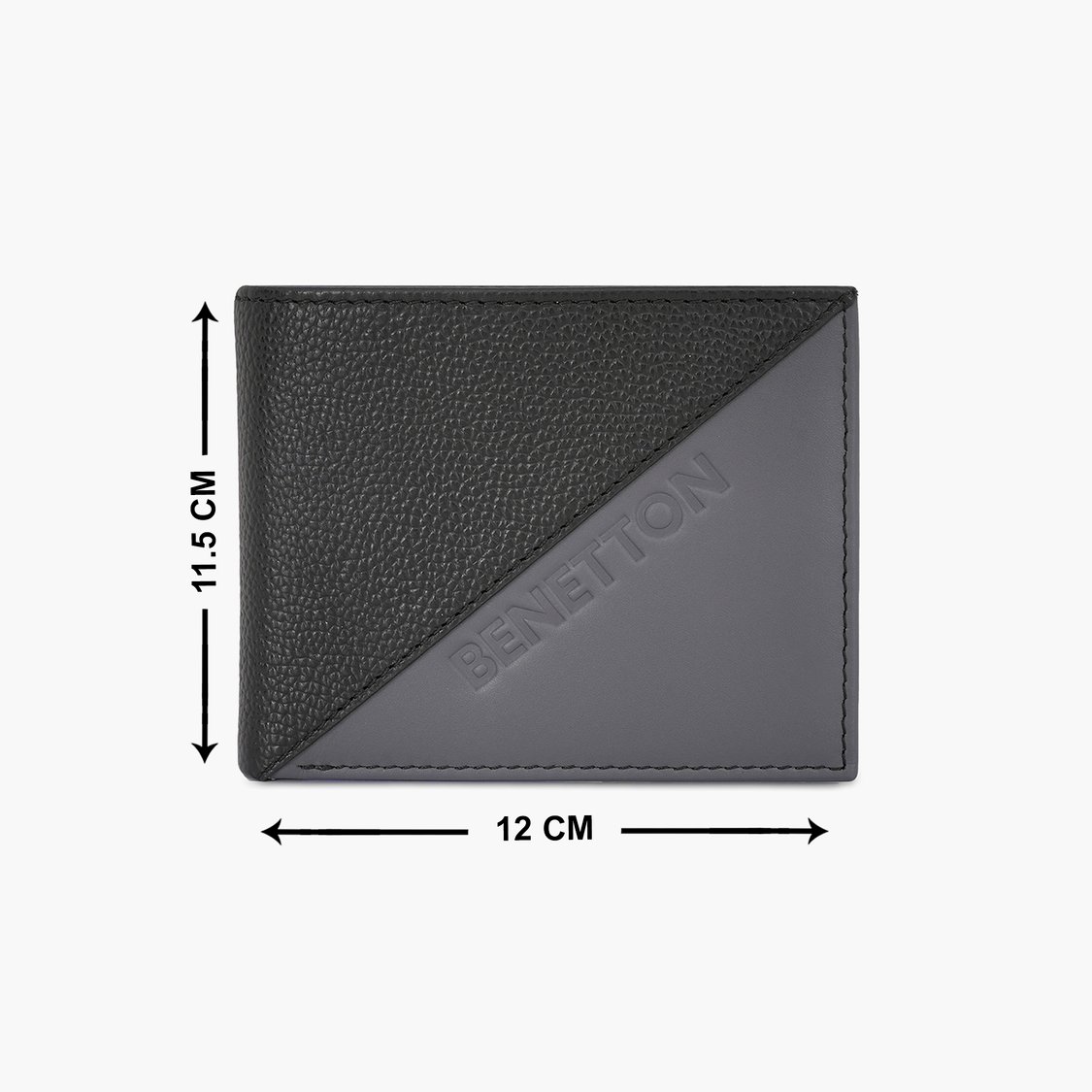 UNITED COLORS OF BENETTON Leather Bi-Fold Wallet