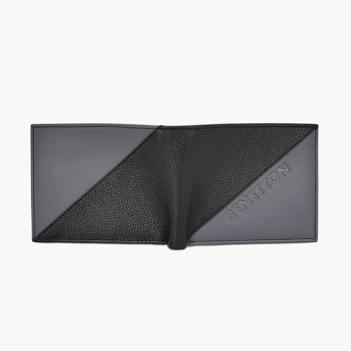 UNITED COLORS OF BENETTON Leather Bi-Fold Wallet