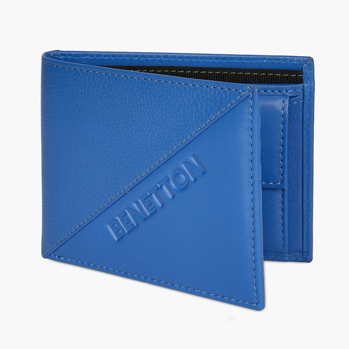 UNITED COLORS OF BENETTON Leather Bi-Fold Wallet