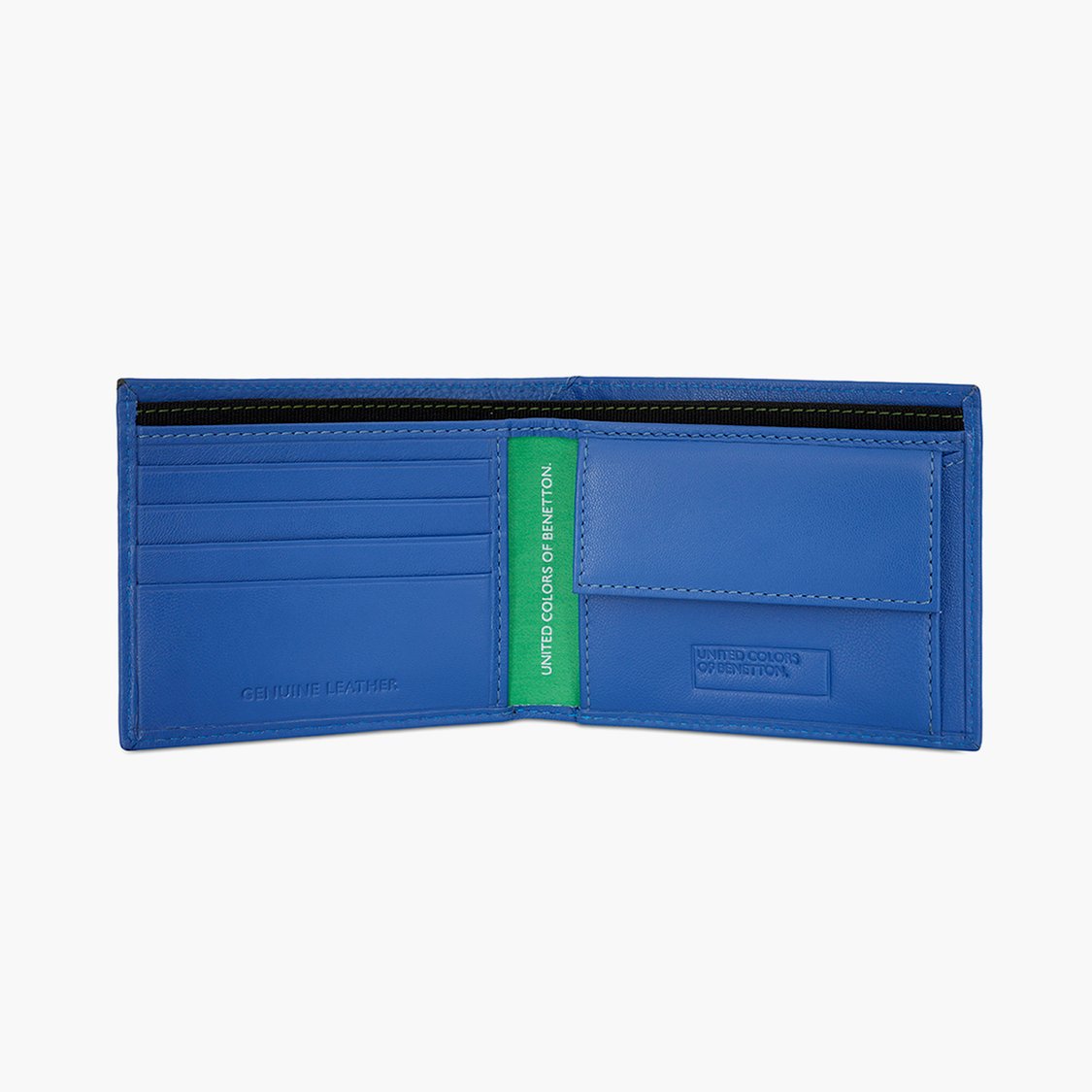 UNITED COLORS OF BENETTON Leather Bi-Fold Wallet