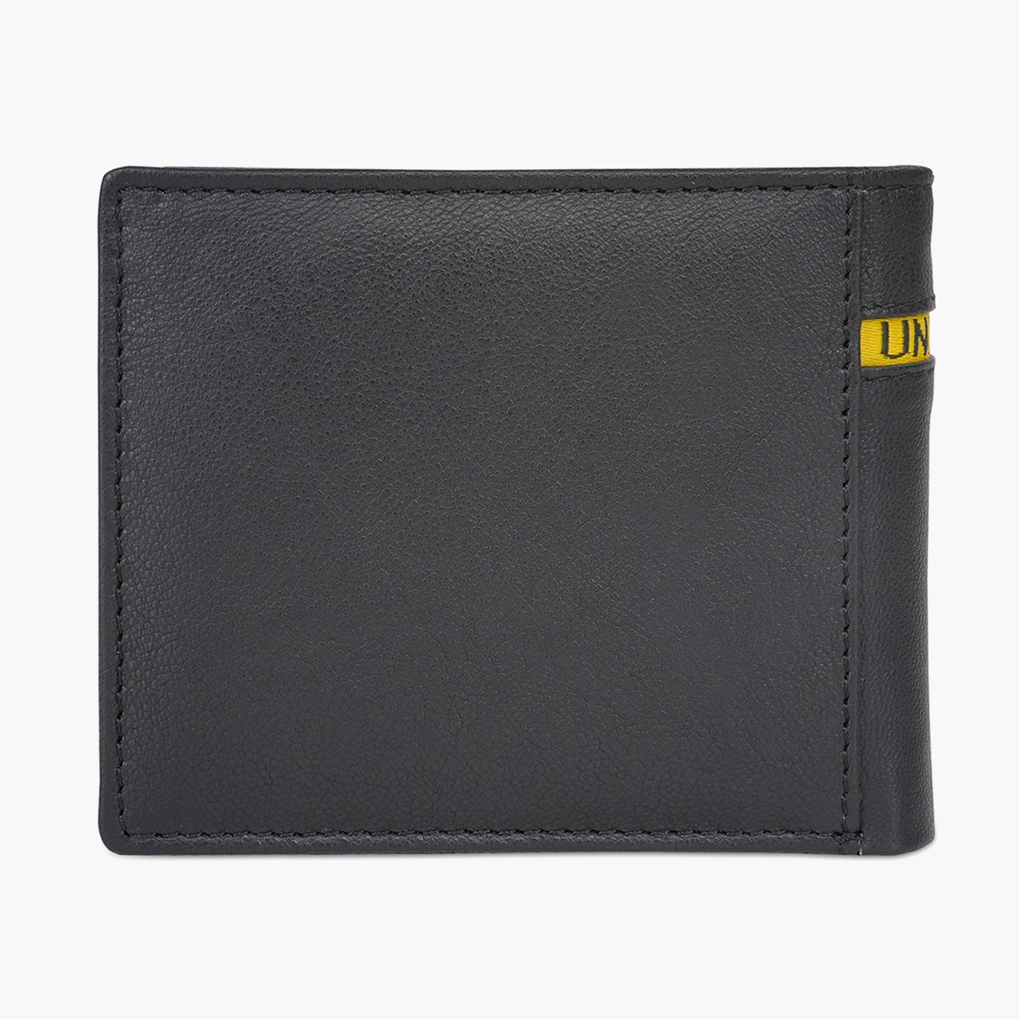 UNITED COLORS OF BENETTON Men Tape-Detailed Leather Bi-Fold Wallet