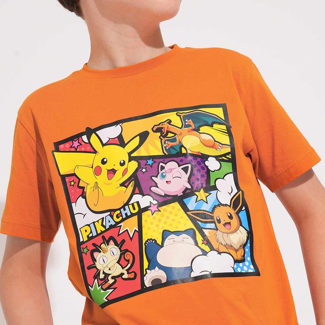 Buy JACK & JONES JUNIOR Boys X Pokemon Graphic Print T-shirt from