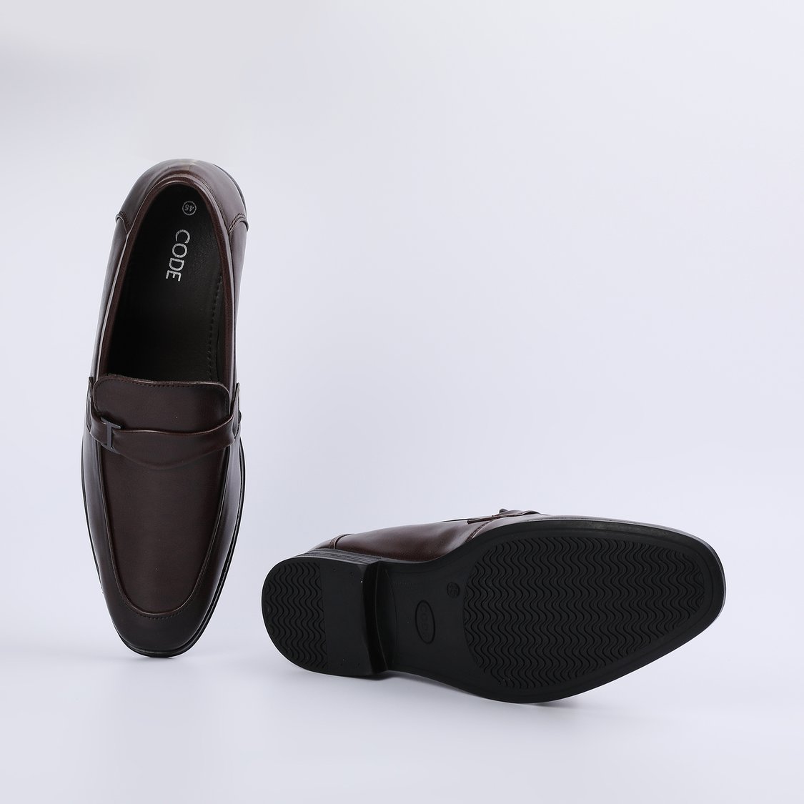 CODE Solid Slip-On Loafers