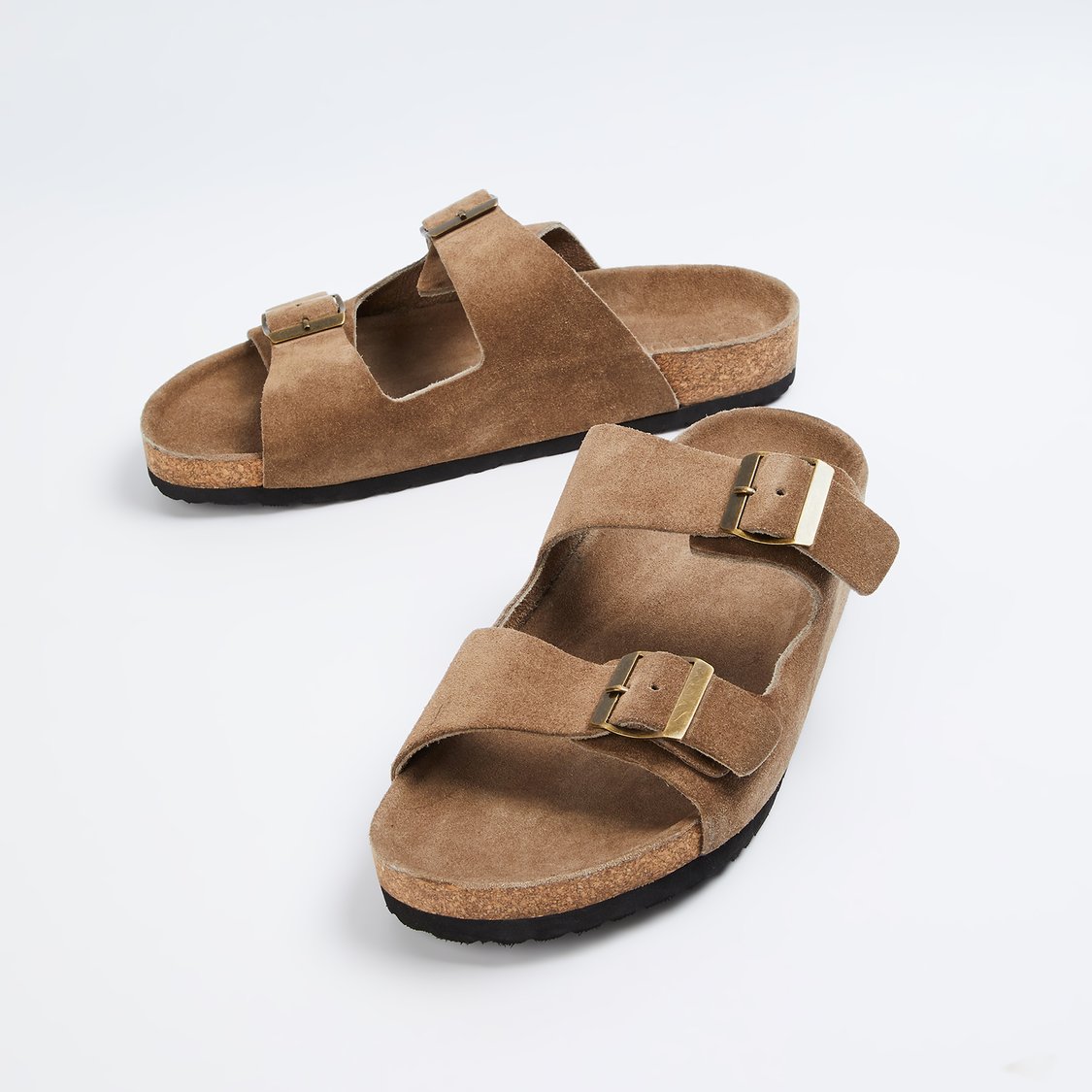 CODE Solid Buckle Sandals