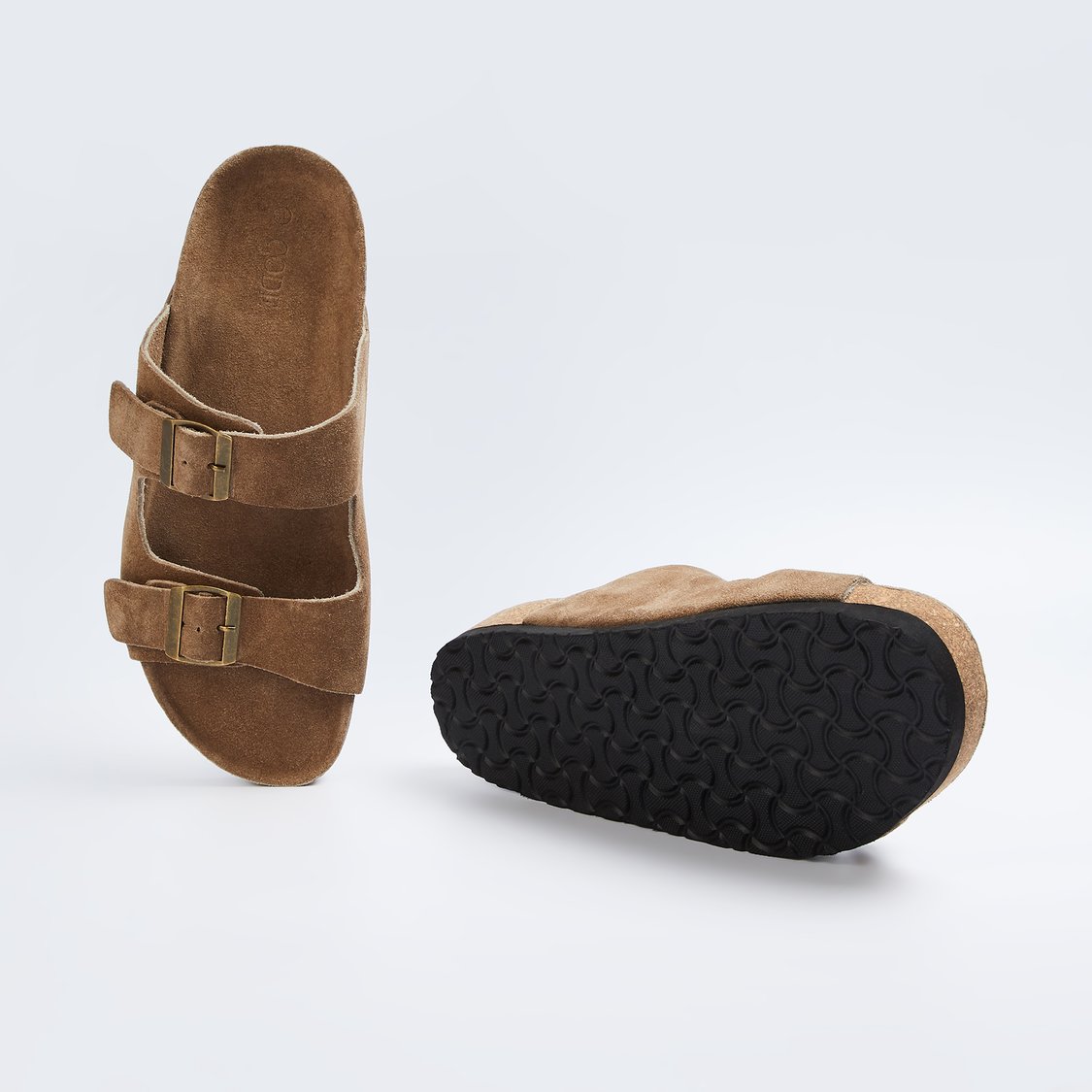 CODE Solid Buckle Sandals