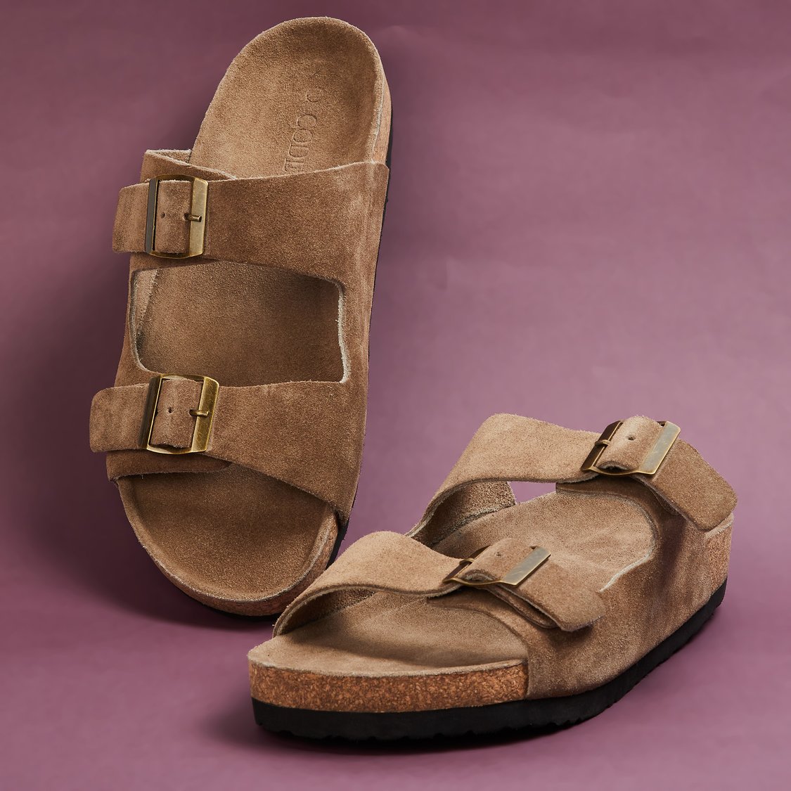 CODE Solid Buckle Sandals
