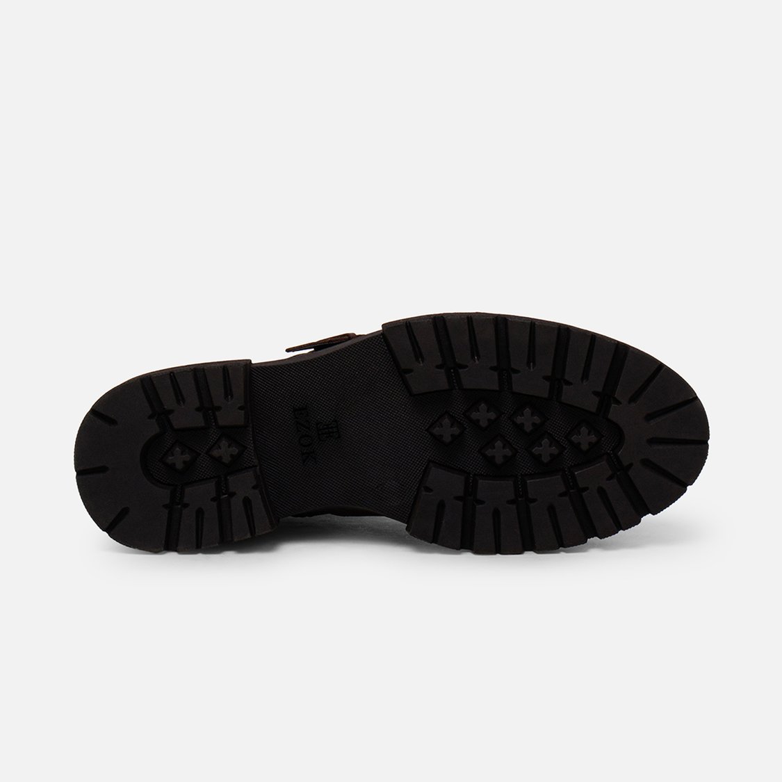 EZOK Men Buckle Detail Combat Boots