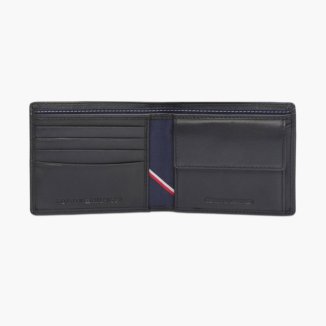TOMMY HILFIGER Textured Bi-Fold Wallet
