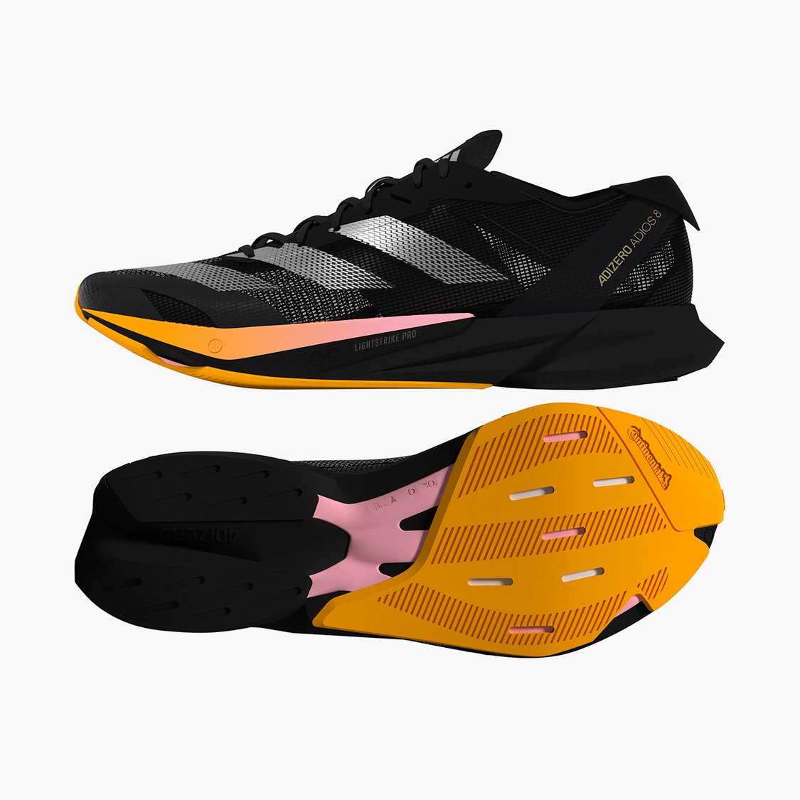 Buy ADIDAS Adizero Adios 8 Men Mesh Panelled Sports Shoes from