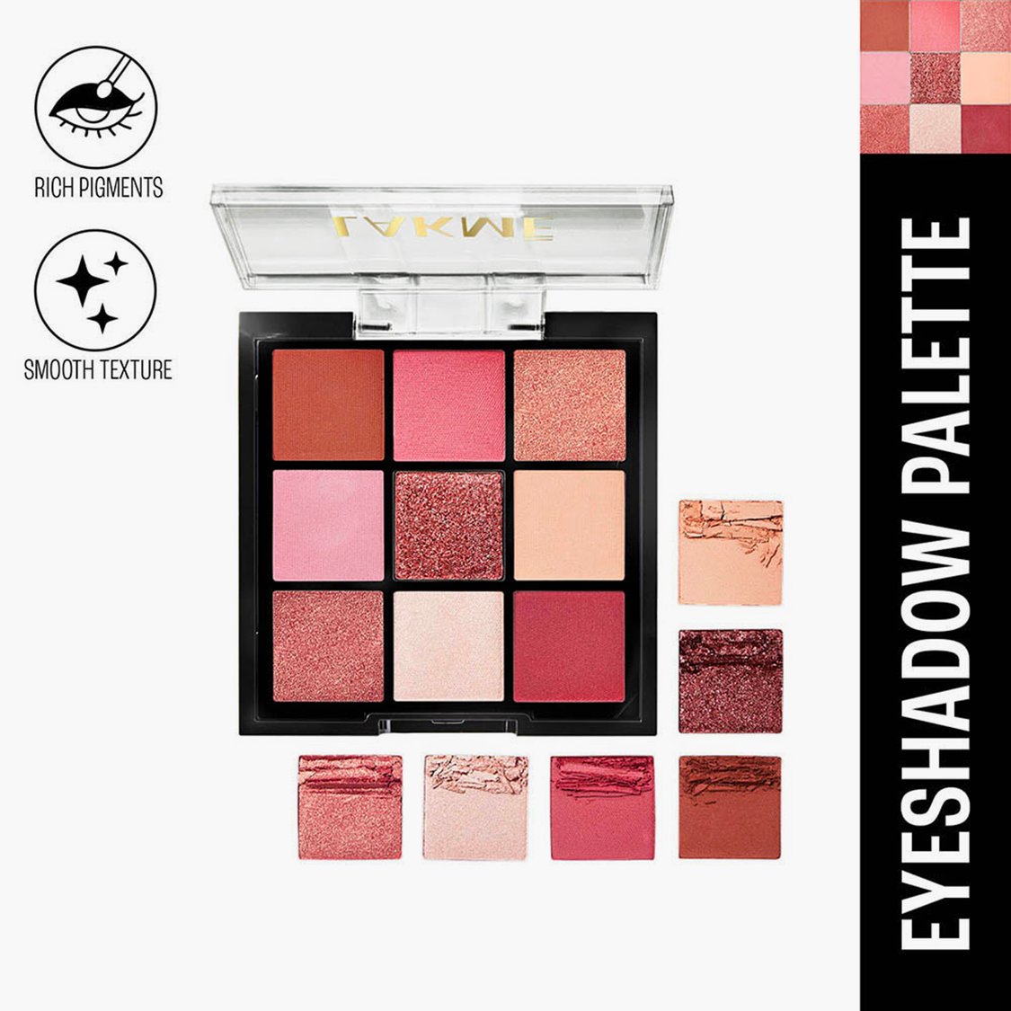 LAKME Ultimate Glam Eyeshadow - Blush Bloom - 11.7g