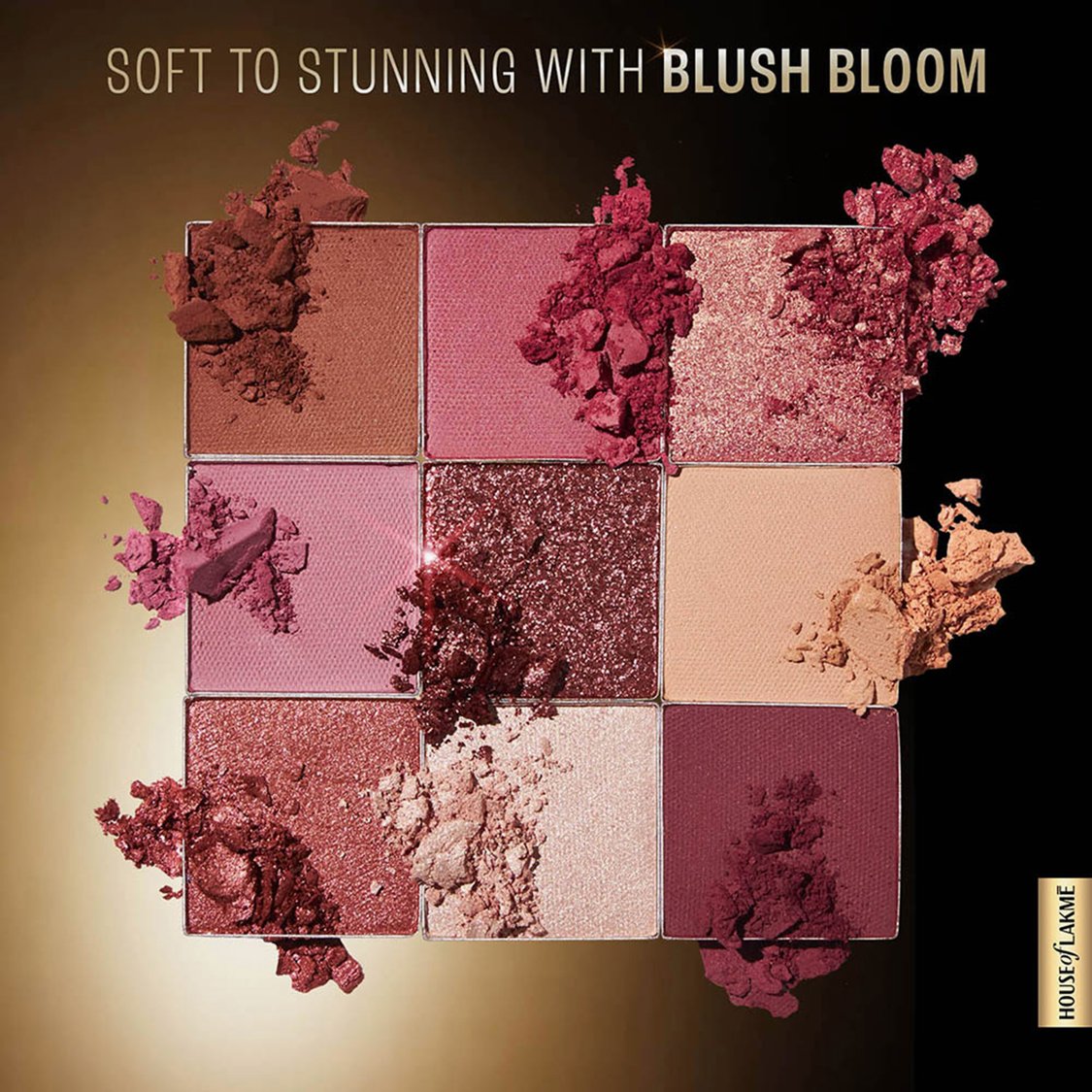 LAKME Ultimate Glam Eyeshadow - Blush Bloom - 11.7g