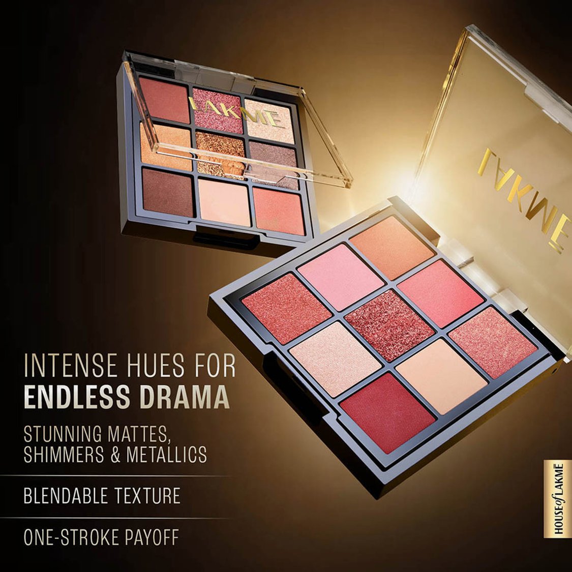 LAKME Ultimate Glam Eyeshadow - Blush Bloom - 11.7g