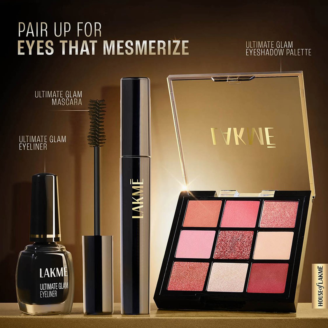 LAKME Ultimate Glam Eyeshadow - Blush Bloom - 11.7g