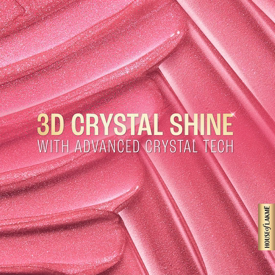LAKME Glitterati Lip Glaze - 203 Hot Pink Cosmo - 5ml