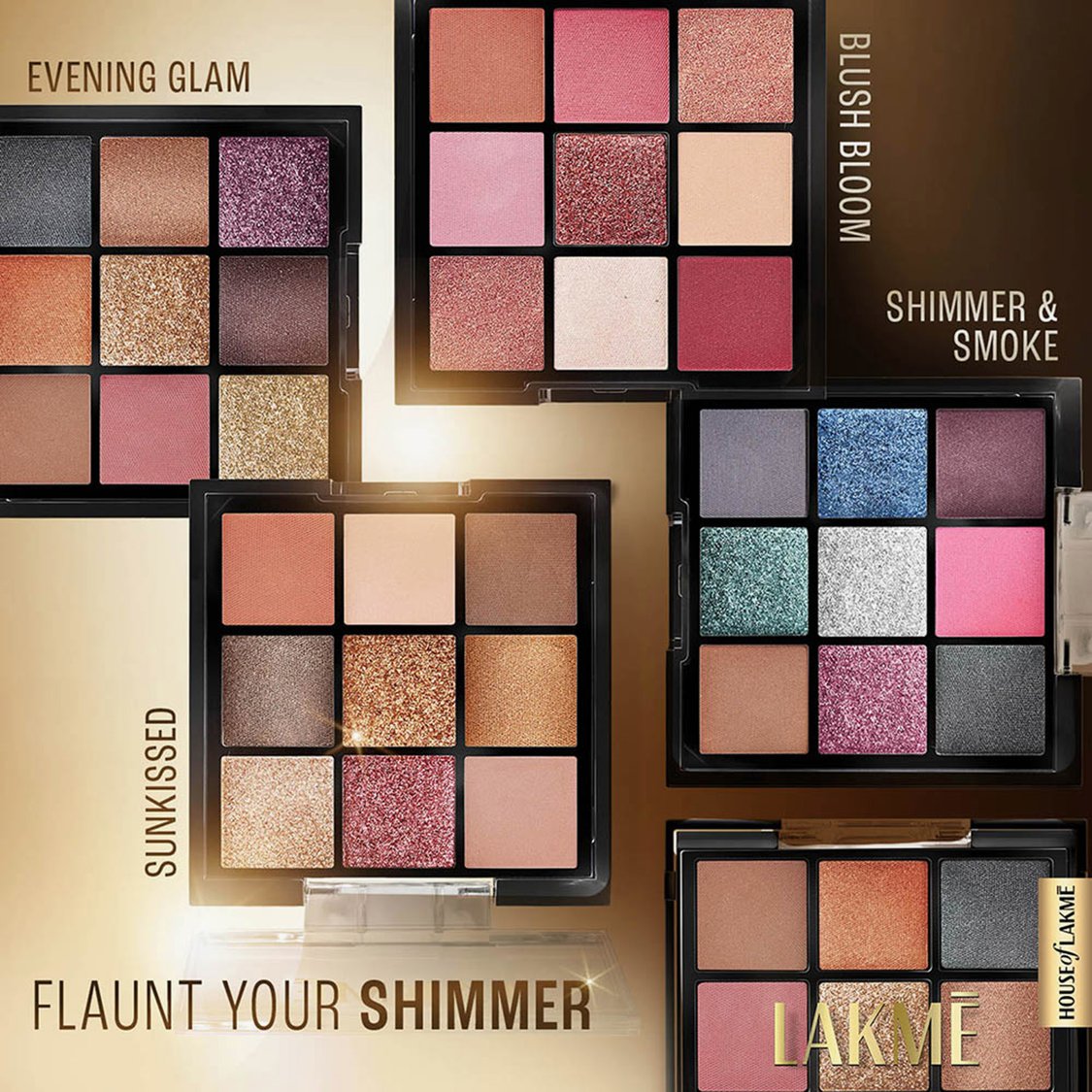 LAKME Ultimte Glam Eyeshadow - Shimmer & Smoke - 11.7g