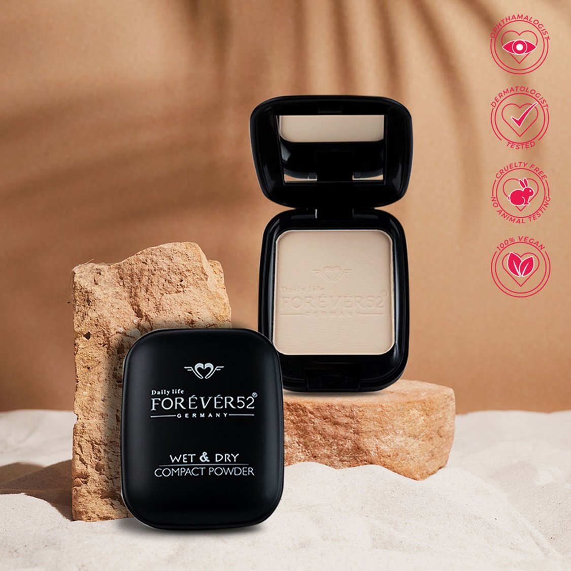 DAILY LIFE FOREVER52 Wet & Dry Compact Powder - Ivory WD002 - 12g